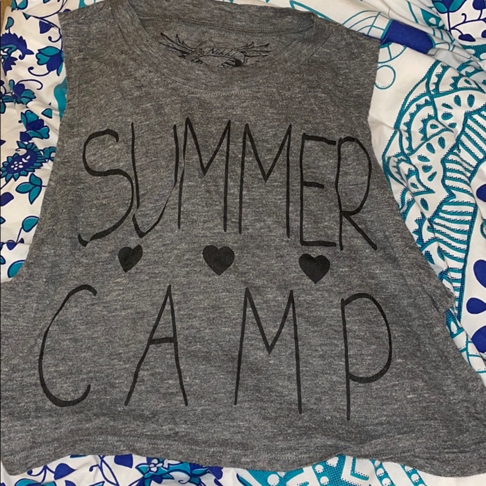 Summer camp crop top